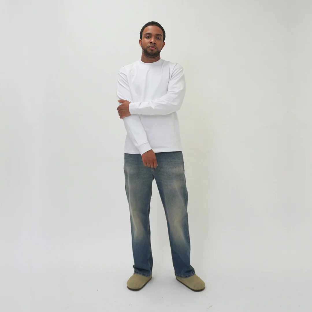 the straight leg jeans - blue - Image 4
