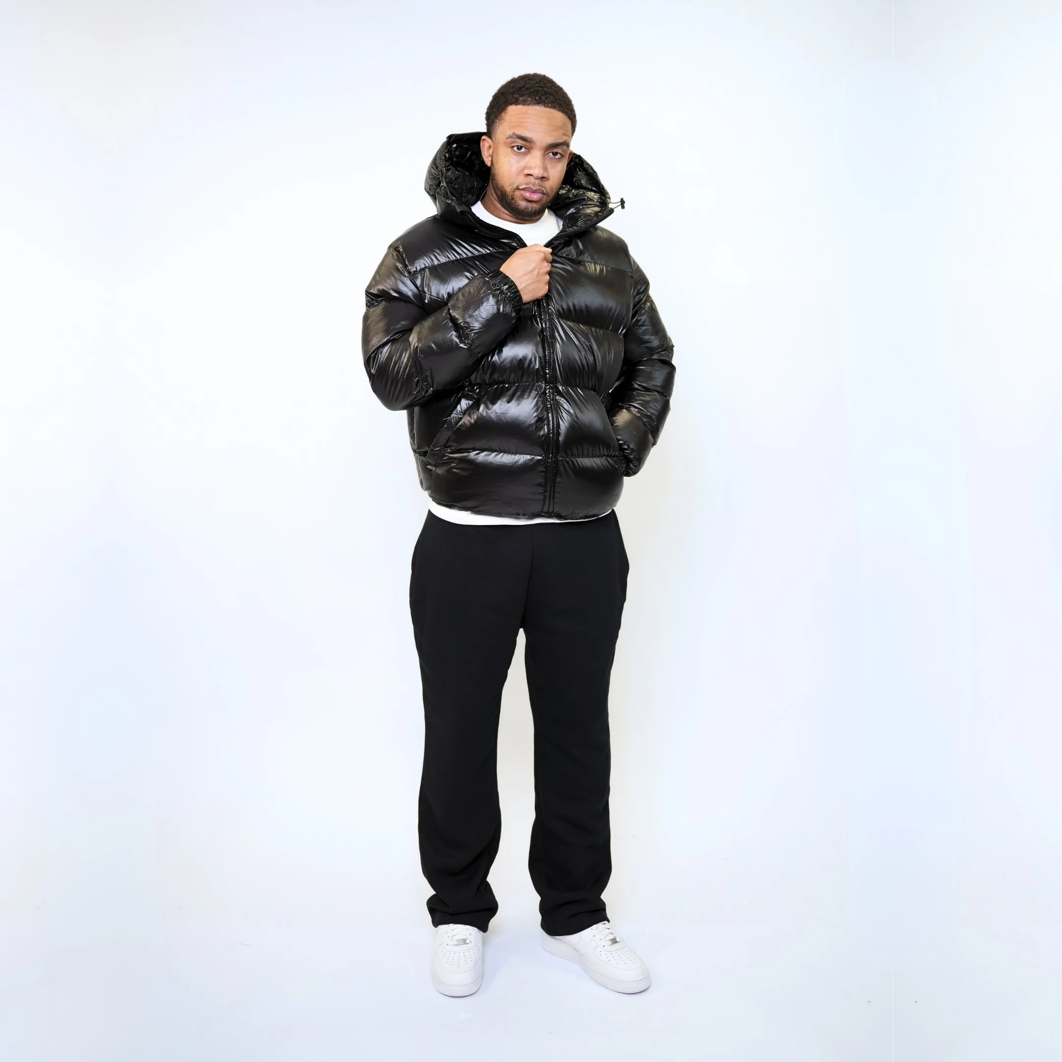 the down puffa’ - black - Image 3