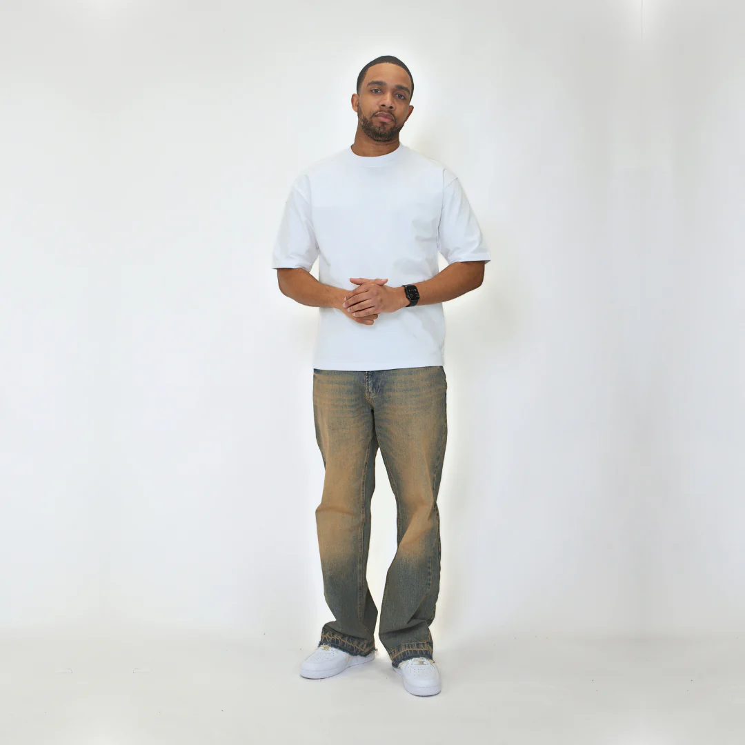 the flared jeans - blue (mocha wash) - Image 4