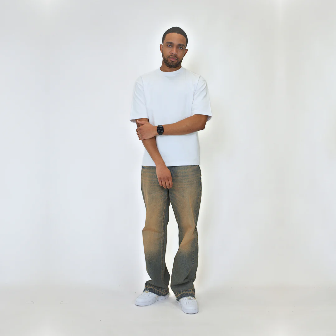 the flared jeans - blue (mocha wash) - Image 5