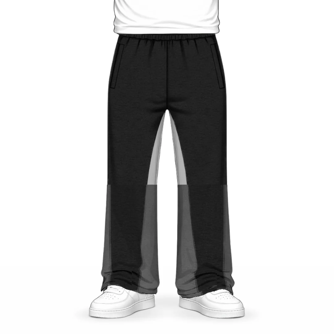 the flared jogga' - black