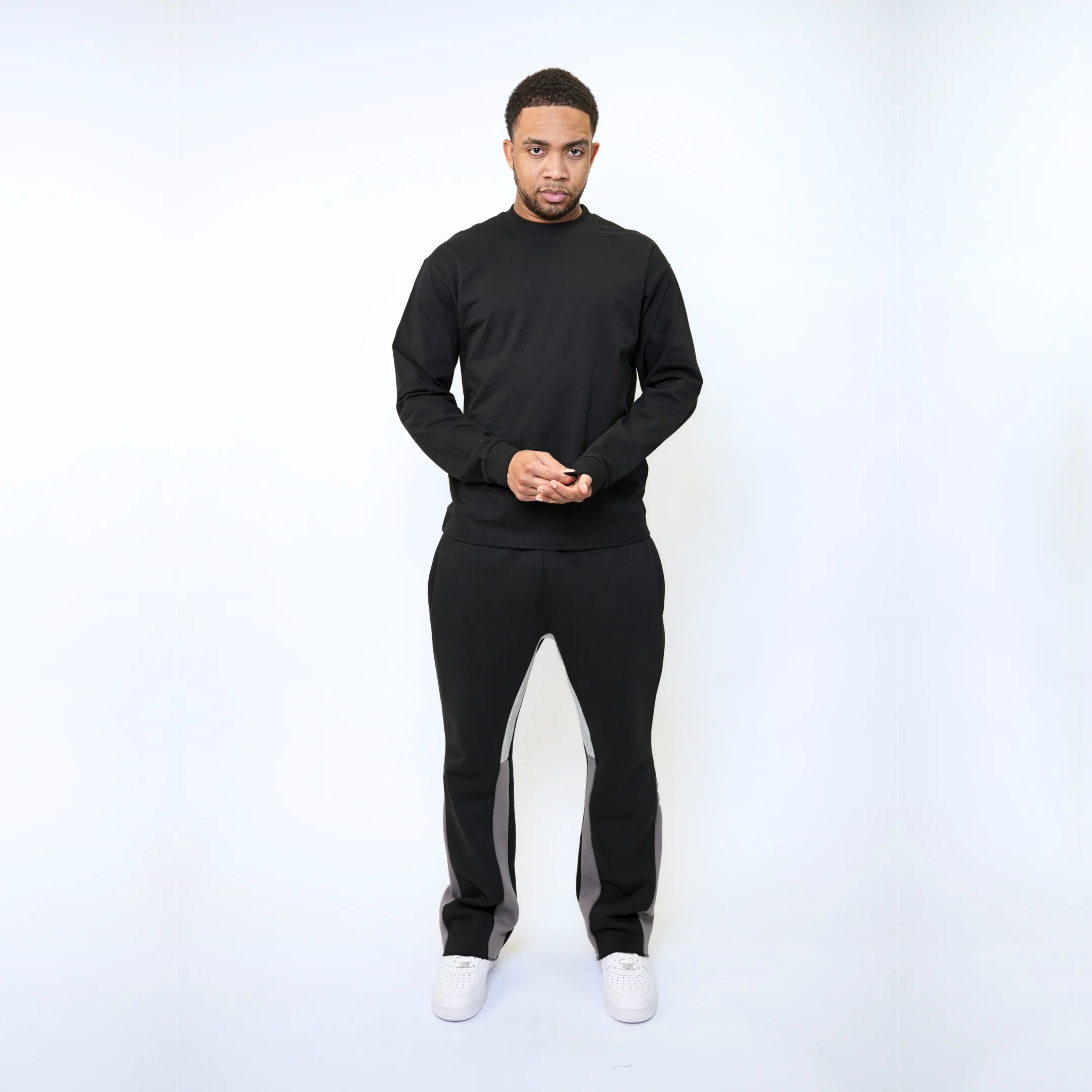 the perfect long sleeve tee - black - Image 3