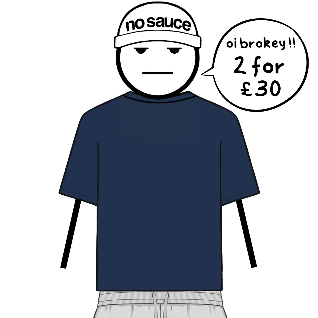 the perfect slim tee - navy