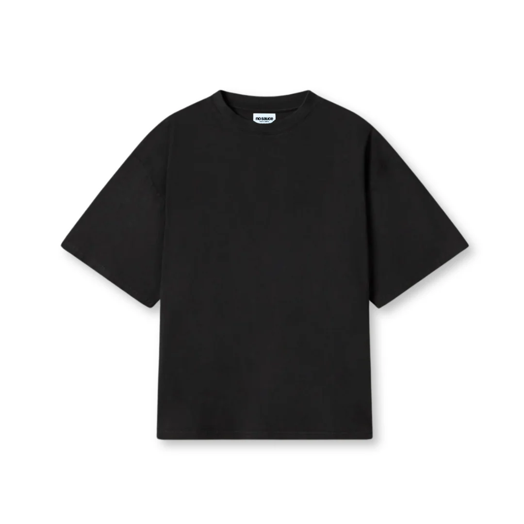 the perfect oversized tee - black - Image 2