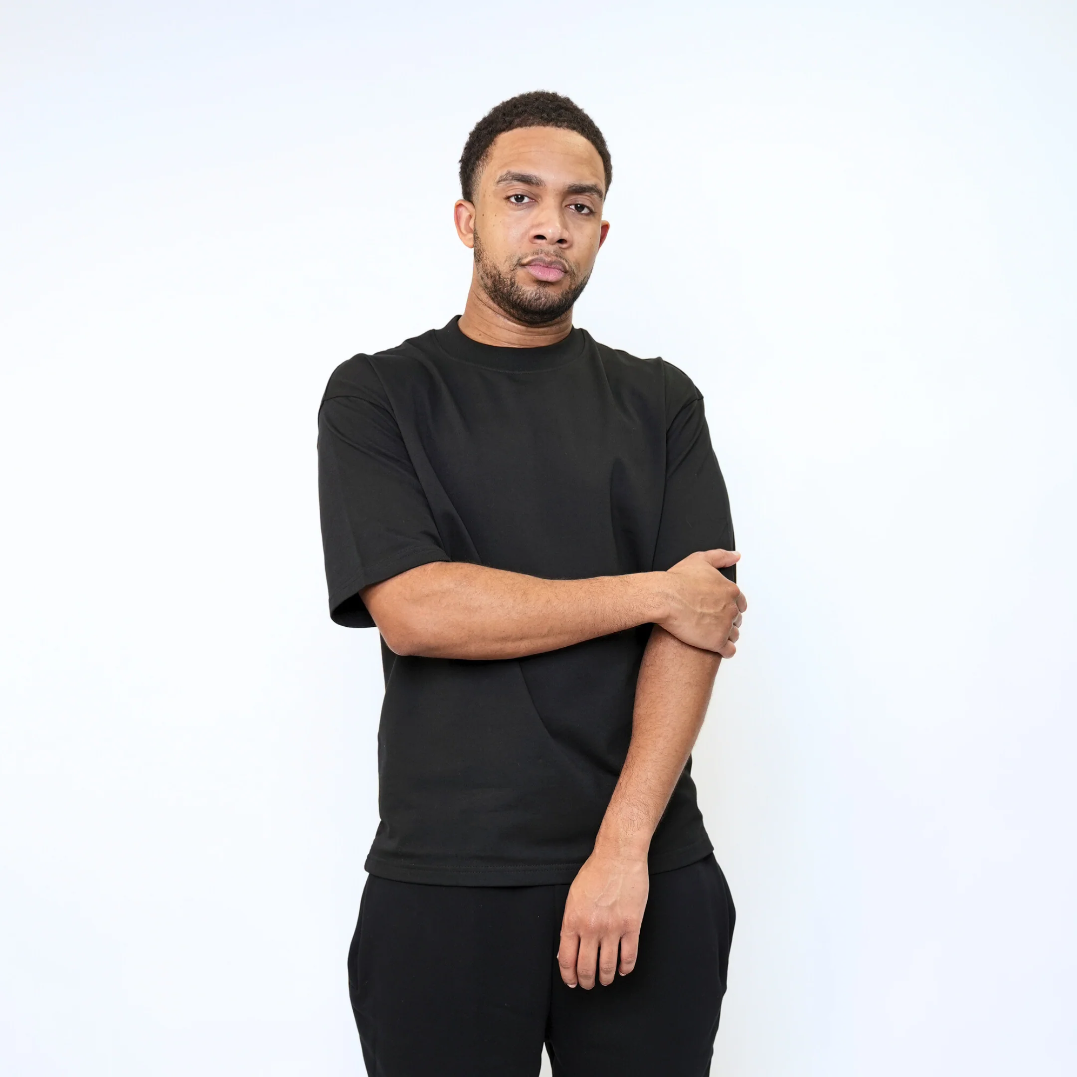 the perfect oversized tee - black - Image 4