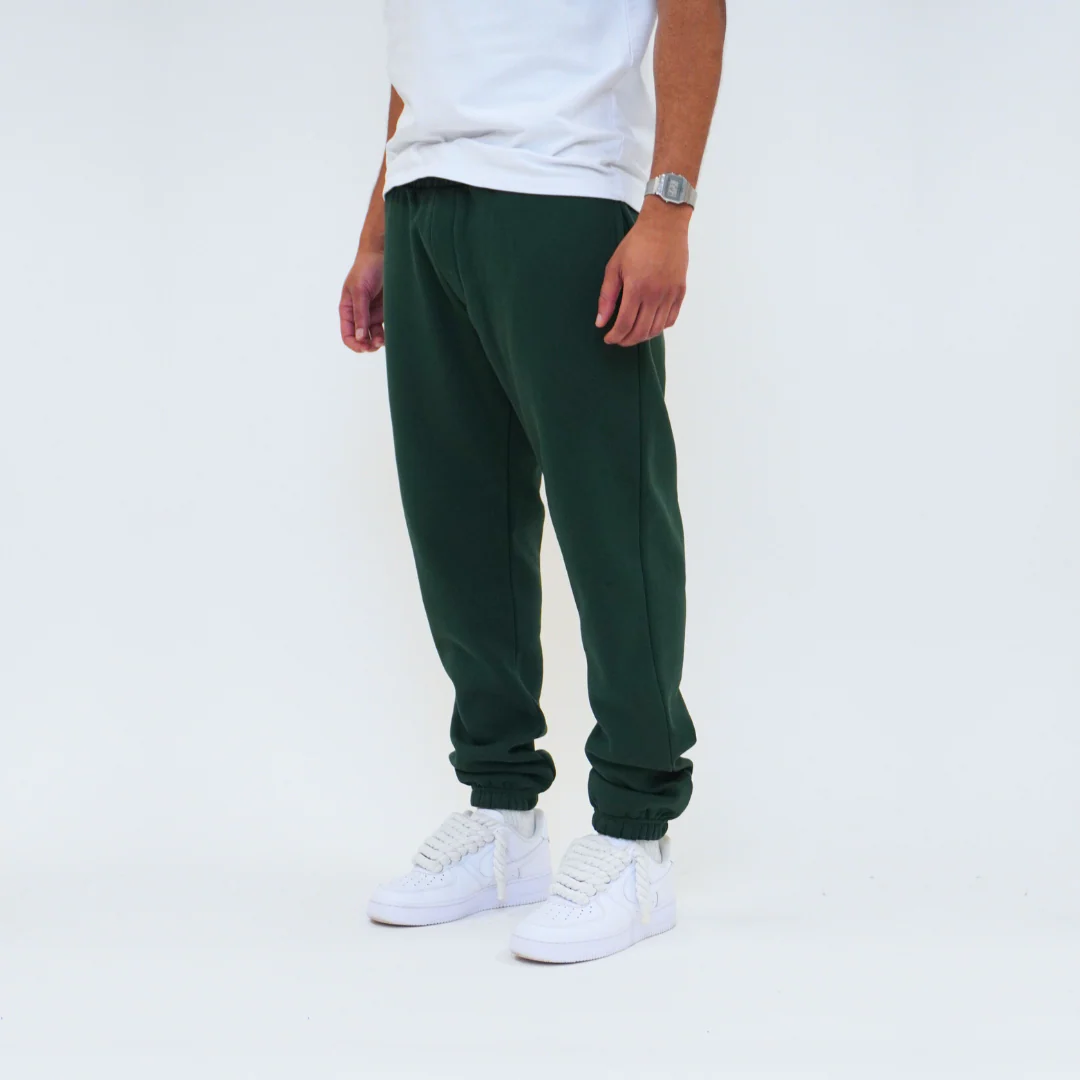 the slim cuffed jogga' - forest green - Image 3