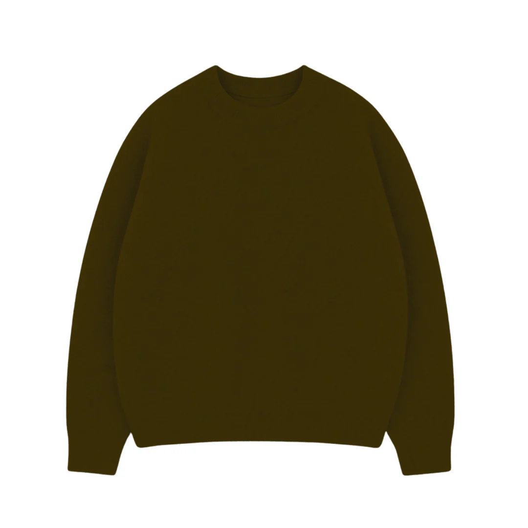 the soft-knit sweata' - brown - Image 2