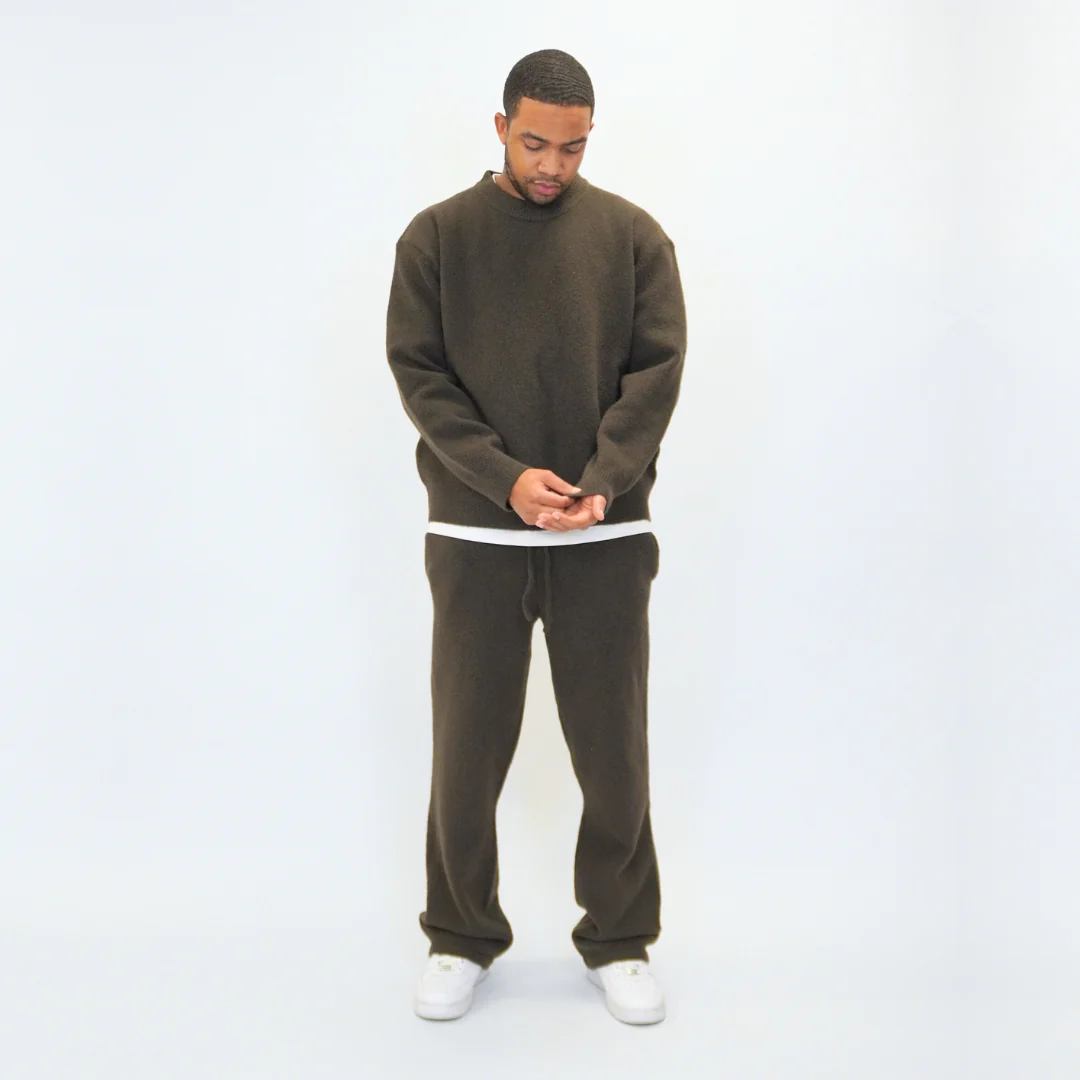 the soft-knit sweata' - brown - Image 3