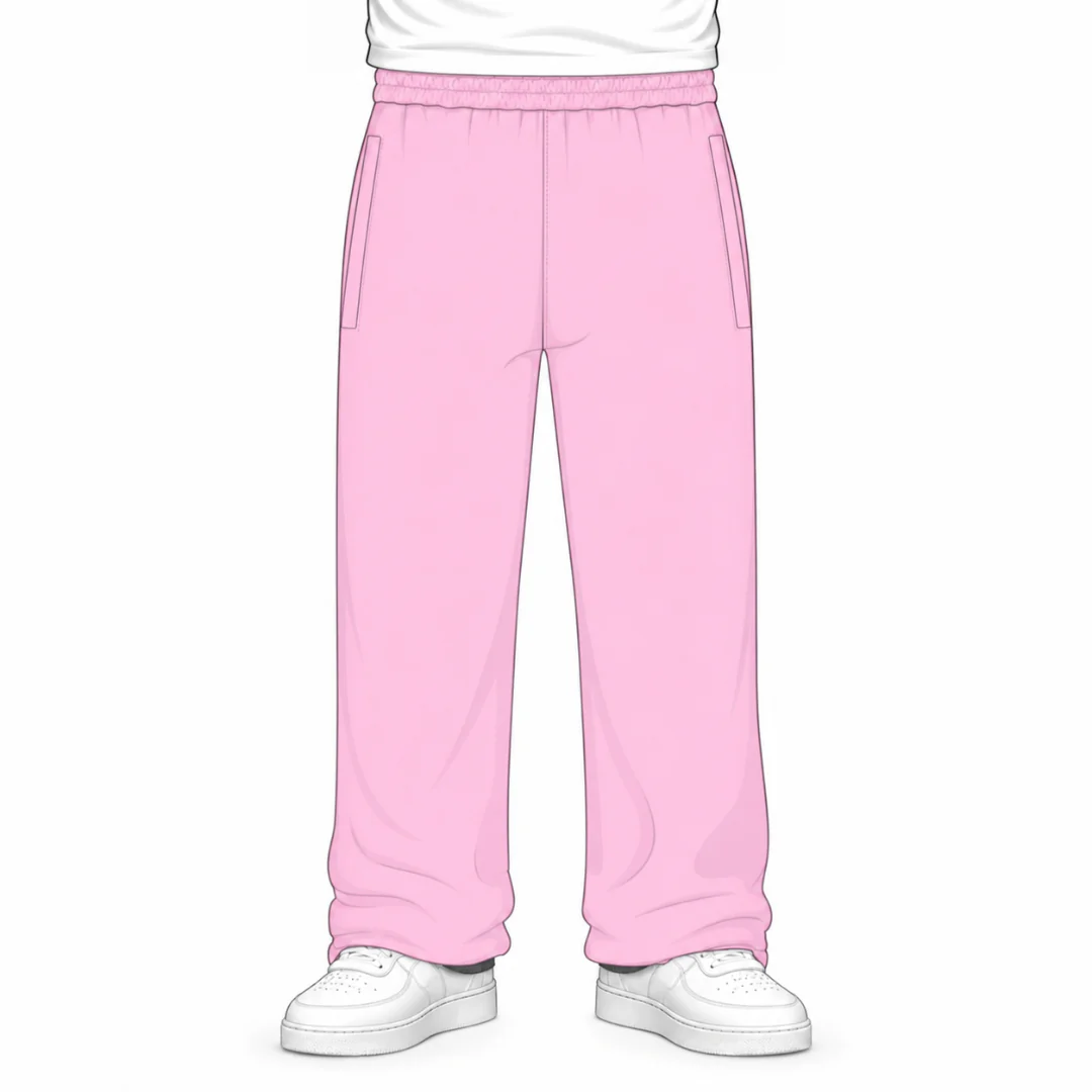 the straight leg jogga' - pink