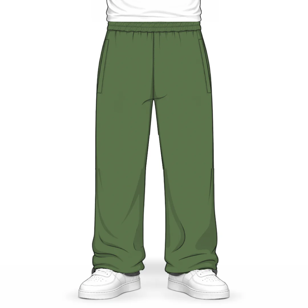 the straight leg jogga' - pistachio