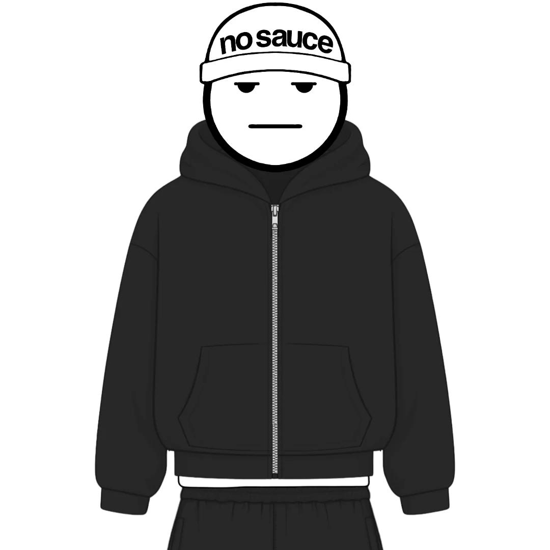 the zippa’ - black